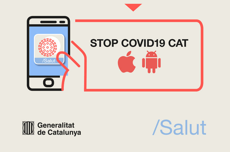 app stop covid19 CAT. Salut Catalunya